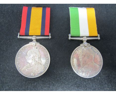 Pair to Nursing Sister M.N.Falcon, Army Nursing Reserve,Queen's South Africa 1899-1902, no bar (Nurse M.N.Falcon.); King's So