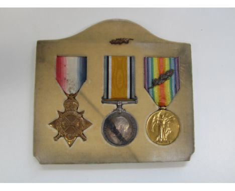 Three to Captain G.E.Crabbie, Army Service Corps,1914-15 Star (2.Lieut.G.E.Crabbie. A.S.C.); British War and Victory Medal wi