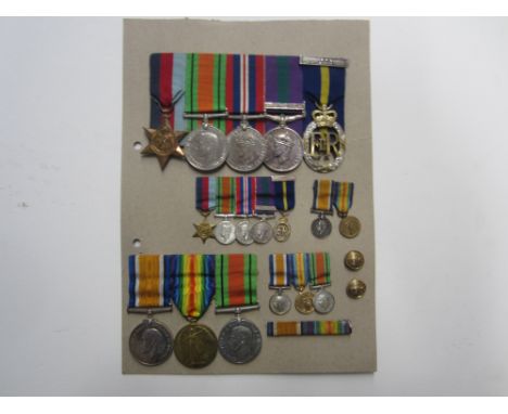 Five to Major G.J.Hunter, King's Own Scottish Borderers, late Worcestershire Regiment,1939-1945 Star (2/Lieut.G.J.Hunter); De