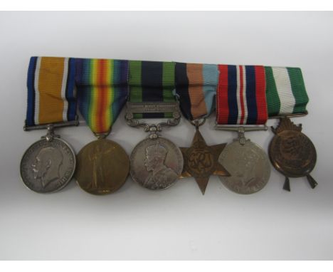 Six to Captain H.T.Davison, Indian Army,British War Medal (Capt H.T.Davison); Victory Medal (Lieut H.T.Davison); India Genera