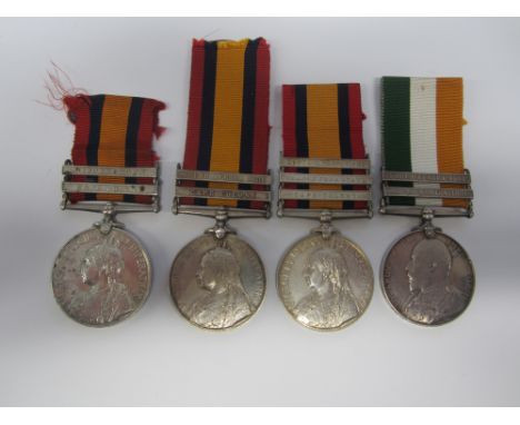 Queen's South Africa 1899-1902,two bars, Cape Colony, S.A.1902 (3737 Pte C.Rollinson. Worc: Regt); two bars, Cape Colony, Wit