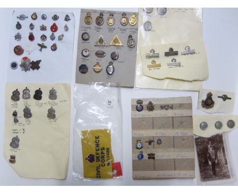 World War 1 &amp; World War 2 Home Front Badges &amp; Ephemera,A large selection, badges include 5 'Imperial Service', 11 'On