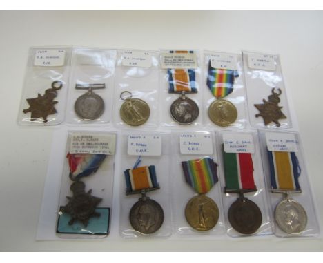 1914-15 Star,(T.Martin, Asst. Ck., M.F.A.; K.2813, H.A.Horner, Sto. I. R.N.). British War and Victory Medal Pairs (20475D.A. 