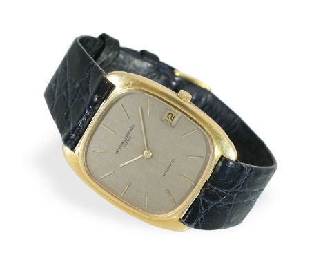 Armbanduhr: seltene, große Vacheron &amp; Constantin Automatic Jumbo in Chronometerqualität, Originalpapiere 1973: Ca. 38 × 3