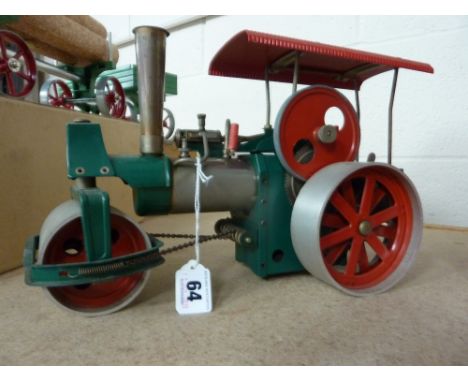 AN UNBOXED WILESCO 'OLD SMOKY' LIVE STEAM ROAD ROLLER, No. D36/D365, not tested