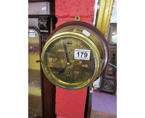 Brass ships clock