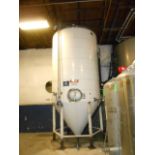 Golden West stainless steel fermentation cone bottom tank glycol jacket with insulated jacket,