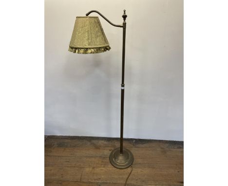 A brass adjustable fender and a standard lamp (2)