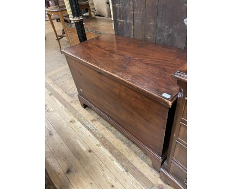 A stained pine trunk, 94 cm wide and another (2)
