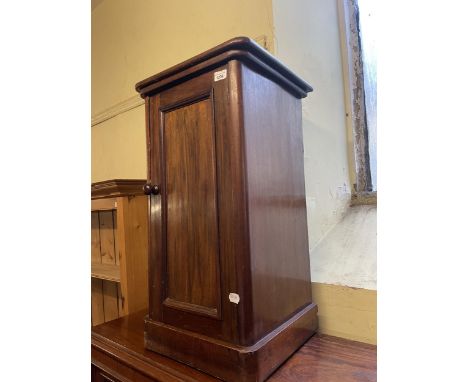 A mahogany pot cupboard, 39 cm wide