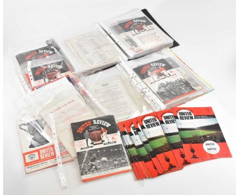 MANCHESTER UNITED INTEREST; a good collection of assorted football programmes, including Manchester United vs Blackburn Rover