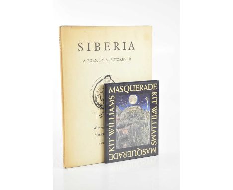 WILLIAMS (K), MASQUERADE, colour illustrations and pictorial blue cloth, Jonathan Cape, 1982; CHAGALL (M), illus, SIBERIA, A 