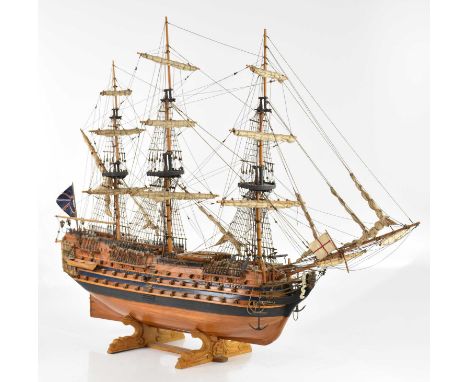 ARMADA; a model of the H.M.S Victory, height 79cm.
