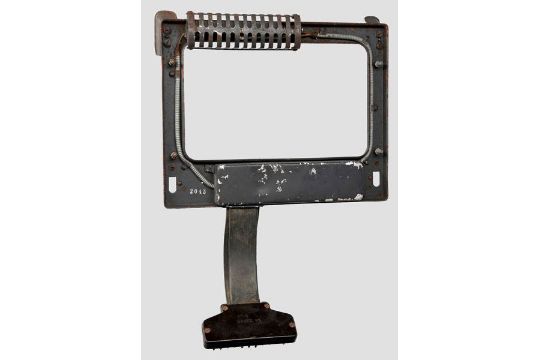 Einbaurahmen RRG 10a für das Röhrengerät RG 10a Blau-grau lackierter