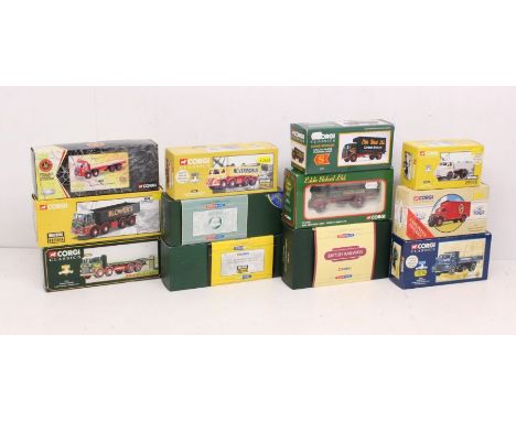 Corgi: A collection of twelve assorted boxed Corgi vehicles to comprise: 97371, 11803, 20501, 11701, 20401, 14401, 10103, CC1