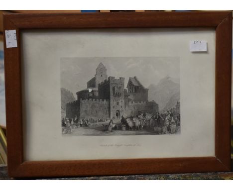 A collection of prints and etchings of historical places and people