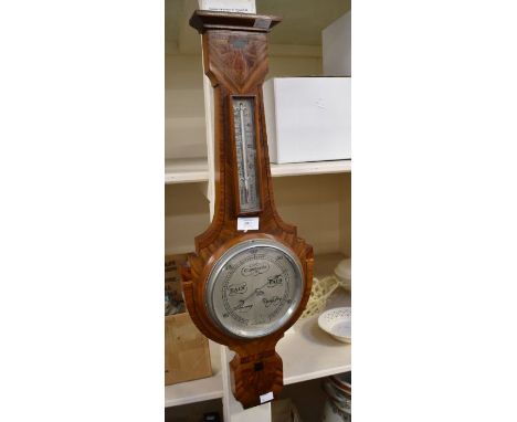 An early 20th Century inlaid barometer