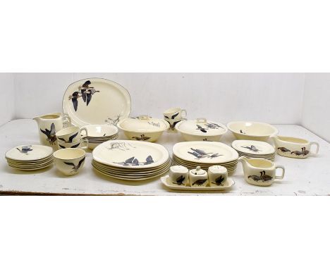 Peter Scott for Stylecraft by Midwinter Wild Geese dinner service and tea set