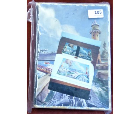 Jigsaw Puzzle - 1930's Battleship  leaving port with a Supermarine Spitfires in the background, 150 piece boxed made by Chad 