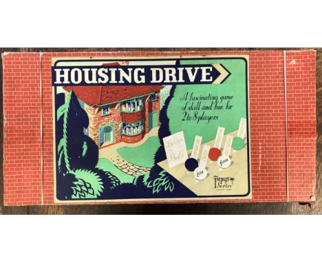 Housing Drive - Boxed game by Pepys series, a vintage board game