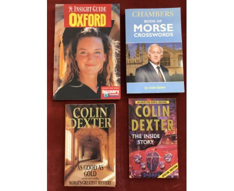 Colin Dexter (Inspector Morse) The Inside Story Paperback 1st Edition 1993 pages are tanned, fair condition, plus an unused M