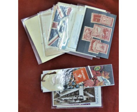 1951 Festival of Britain Collection including: a small Festival of Britain cloth flag, (6) Bus Tickets from 1 1/2d to 4d, Win