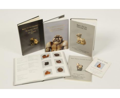 A GROUP OF NETSUKE EXHIBITION CATALOGUES by Barry Davies Oriental Art including: "The Netsuke Collection of W.G. Bosshard, Pa