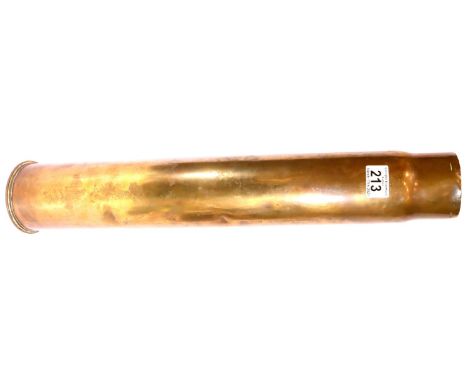 Large WWII INERT US 3'' Anti Tank Shall Case Dated 1943. P&amp;P Group 3 (£25+VAT for the first lot and £5+VAT for subsequent