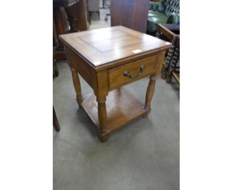 A George III style Willis &amp; Gambier Ipswich oak lamp table 