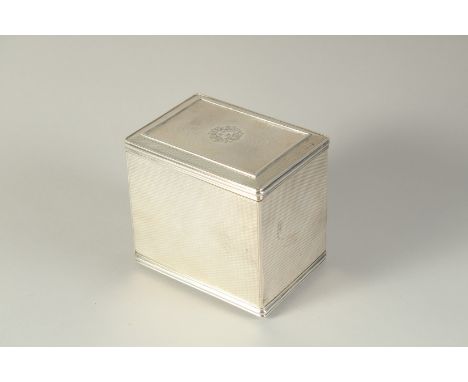 A SUPERB VICTORIAN DOUBLE-ENDED TEA CADDY. London 1833.  Maker: C B &amp; W S.