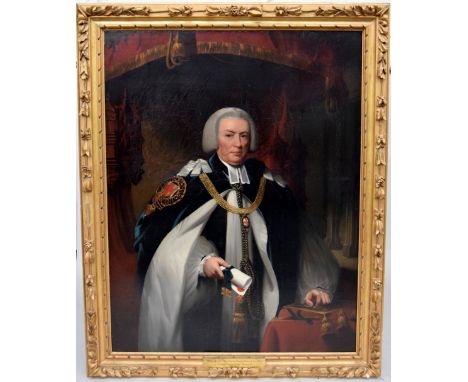 Robert Muller (1773- c.1800,British ) Portrait of the Rt Rev John Douglas, DD, Lord Bishop of Salisbury 1721-1807, inscribed 