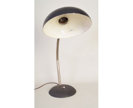 1930s Bauhaus industrial lamp manufactured by SIS Germany, Sirius Schweinfurt, 43cmH, the shade 32cmD