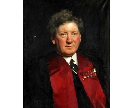 Frank Thomas Copnall (1870 - 1949, British), Portrait of Sir John Lynn-Thomas, K.B.E., C.B., C.M.G., F.R.C.S. 1861-1939, sign