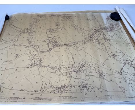 A quantity of Ordnance survey maps of Exeter and the South West 