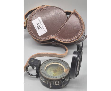 Military Pocket compass [G.E.C.] No. B 142824. Comes with carry case. 