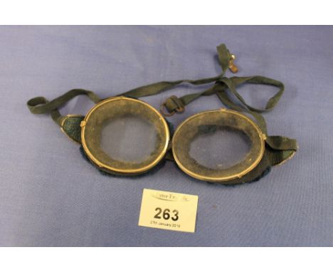 Vintage, possibly car or driving goggles.