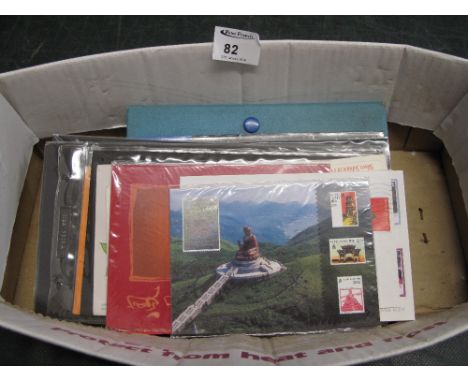 Hong Kong range of mint sets in blue stockbook and 1990 Year set and various First Day Covers.