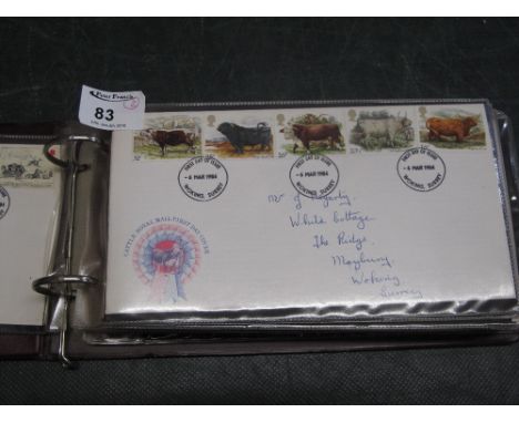 Great Britain selection of First Day Covers in 2 Albums.