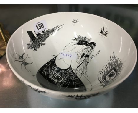 A Poole Pottery Beardsley Collection fruit bowl.