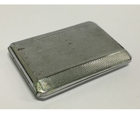 An early 20th century engine turned matchbook holder.