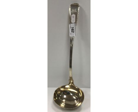 A Regency silver Fiddle and Thread pattern soup ladle (by Thomas Wilkes Barker, London 1806), 7.12 oz