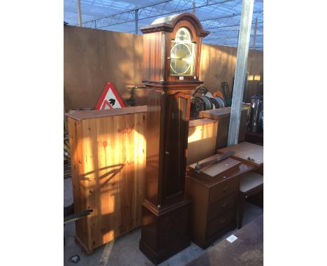 A TEMPUS FUGIT LONGCASE CLOCK 