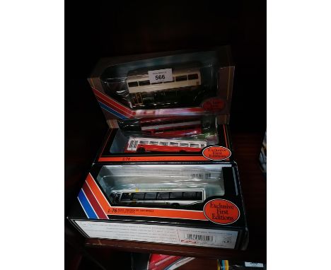 THREE BOXED EXCLUSIVE FIRST EDITION MODELS 