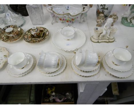 A ROYAL ALBERT VAL D'OR TEA PART TEA SERVICE 