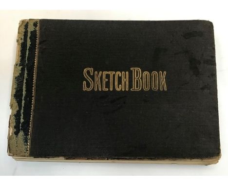 Local interest; 1880's sketch book containing pictures