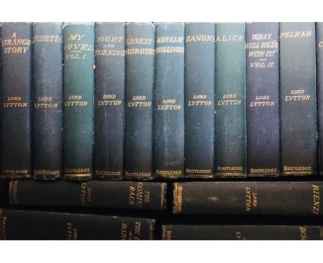 *** ITEM LOCATION BISHTON HALL***A Collection of 19th- &amp; 20th-century books, to include Lord Lytton, The Works, Knebworth