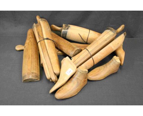 A collection of vintage Maxwell of  london boot trees.