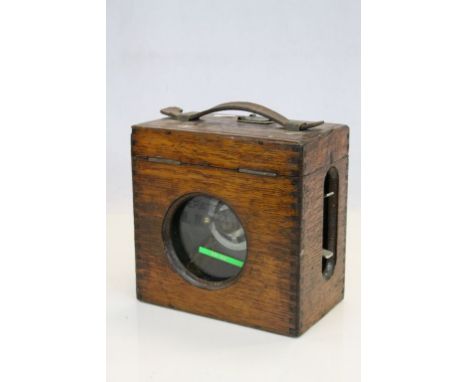 Vintage Oak cased pigeon clock 
