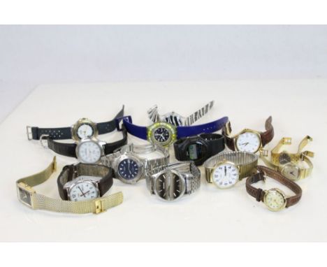 Ladies and Gents watches including Seiko, Swatch, Timex 