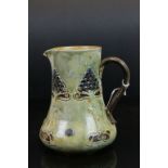 Royal Doulton Art Nouveau glazed Stoneware Jug, approx 18.5cm tall and numbered 3225 to base